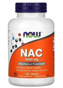 NAC, 1000 mg, 120 comprimés